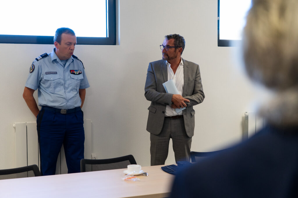 Colonel Antoine LAGOUTTE (GGD 10) et Jacky RAGUIN (Président du CDG 10)